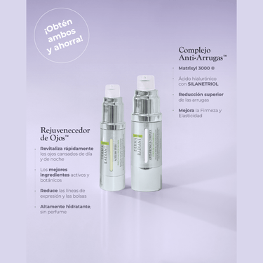 ✨ Derma Combo: Rejuvenecedor de Ojos y el Complejo Anti - Arrugas - DermaRadiant