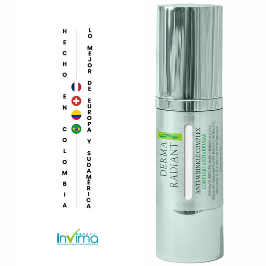 ✨ Complejo Anti - arrugas: Ciencia Clínica para una Piel Firme, Suave y Protegida - DermaRadiant
