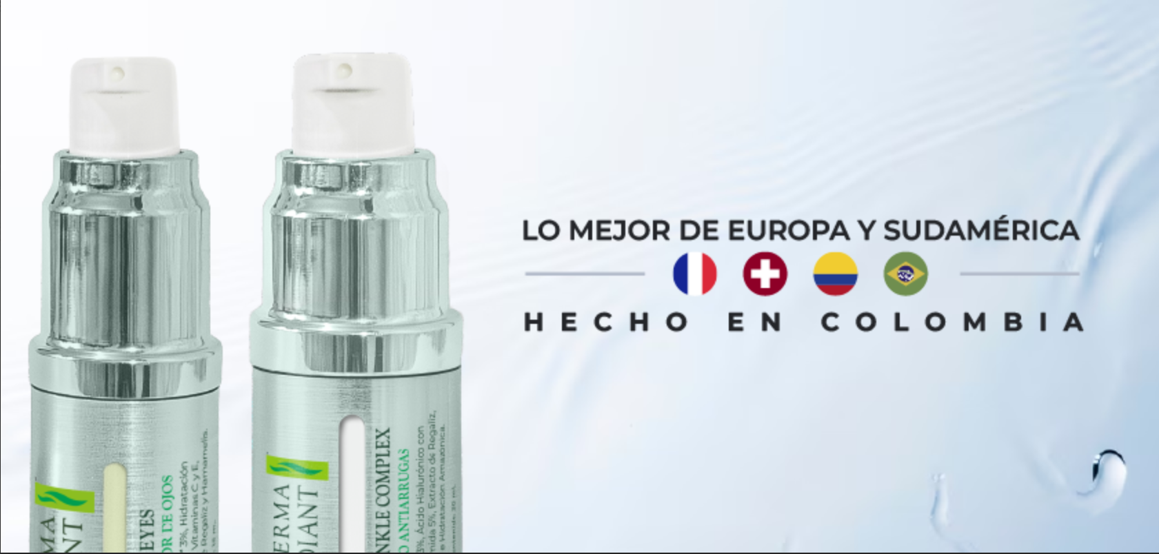 Lo mejor para tus ojos y rostro - 100% colombiano