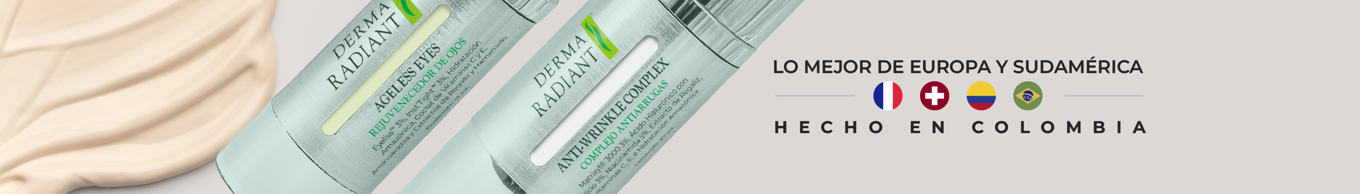Lo mejor para tus ojos y rostro - 100% colombiano