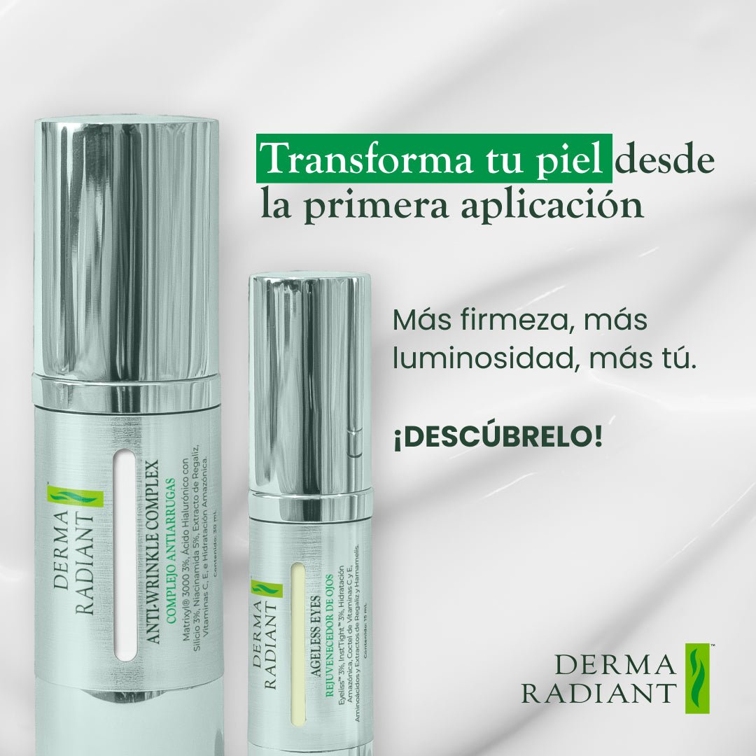 Derma Duo ▸ cuidado avanzado para rostro y contorno de ojos - DermaRadiant