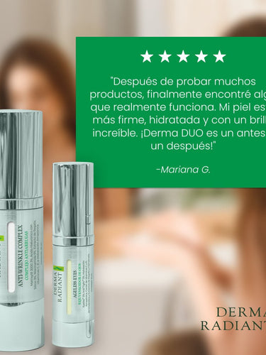 ✨ Derma Combo: Rejuvenecedor de Ojos y el Complejo Anti - Arrugas - DermaRadiant