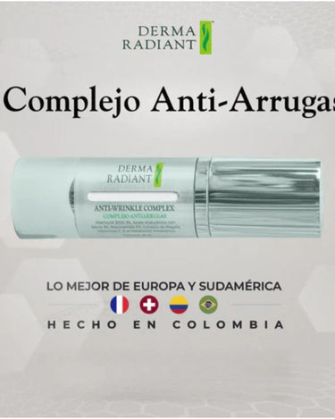 ✨ Complejo Anti - Arrugas: Ciencia Clínica para una Piel Firme, Suave y Protegida - DermaRadiant