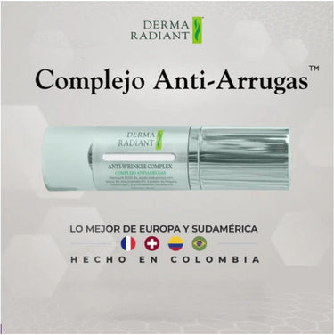 ✨ Complejo Anti - Arrugas: Ciencia Clínica para una Piel Firme, Suave y Protegida - DermaRadiant