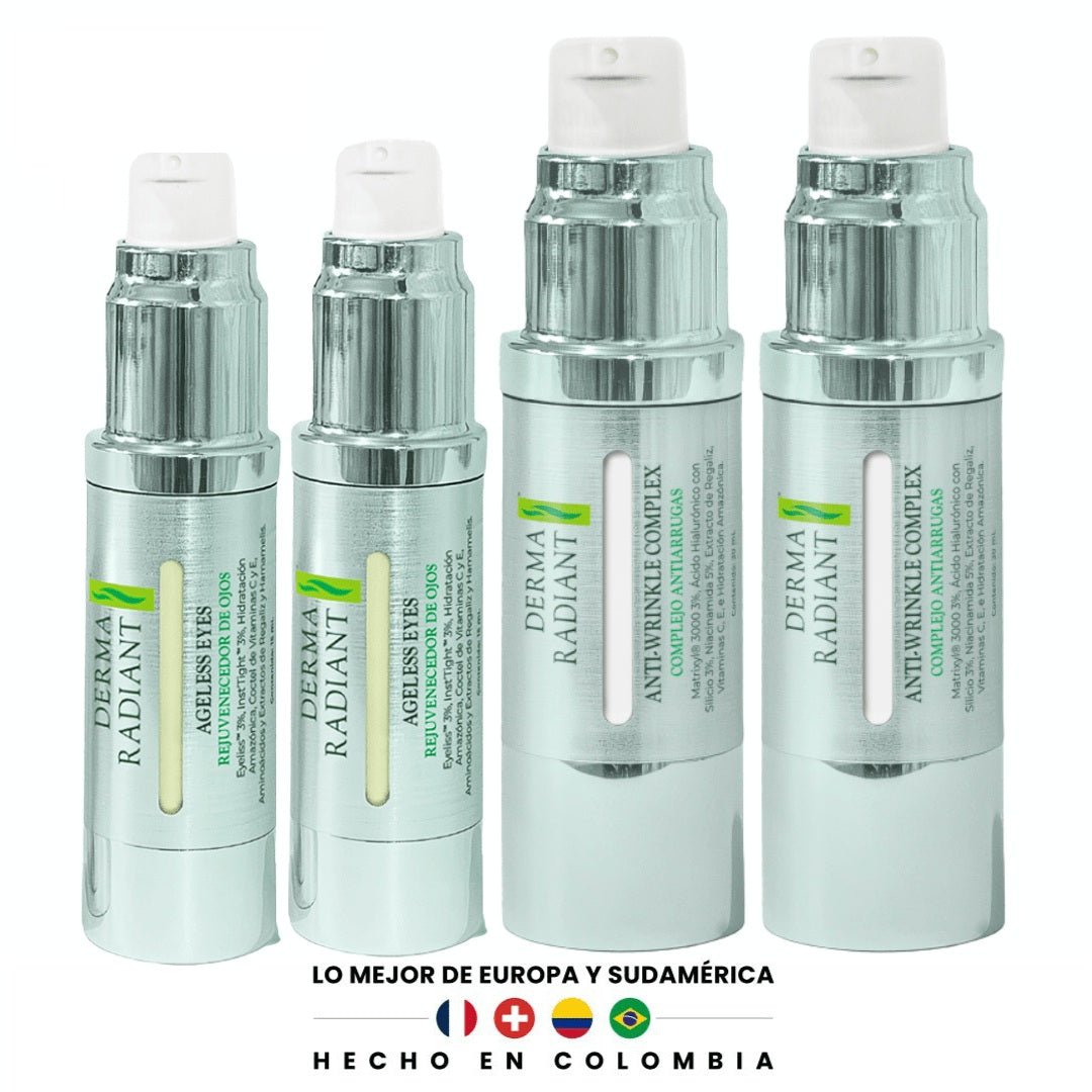 ✨ Rutina 2 Pasos 2 - Pack: Fórmulas Clínicas en Sinergia para Rostro y Ojos - DermaRadiant