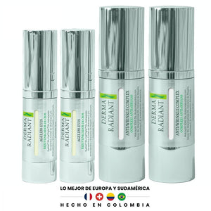 ✨ Rutina 2 Pasos 2 - Pack: Fórmulas Clínicas en Sinergia para Rostro y Ojos - DermaRadiant